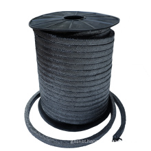 2021 China Hot Selling Black High Pressure Flexible Graphite Packing Mesh Wire Graphite Carbon Fiber Braided Gland Packing